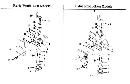 Part Location Diagram of 610176 Lawn Boy Filter